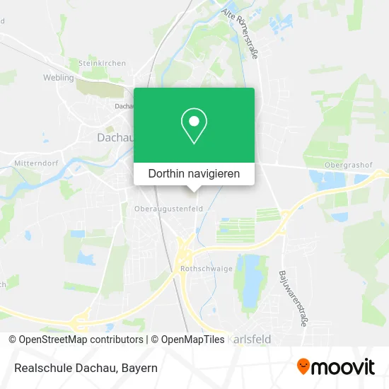 Realschule Dachau Karte