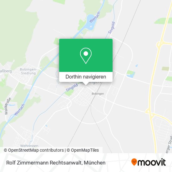 Rolf Zimmermann Rechtsanwalt Karte