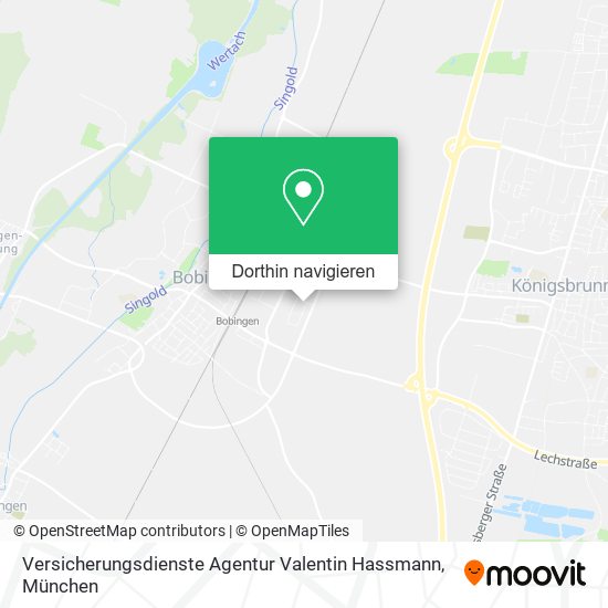 Versicherungsdienste Agentur Valentin Hassmann Karte