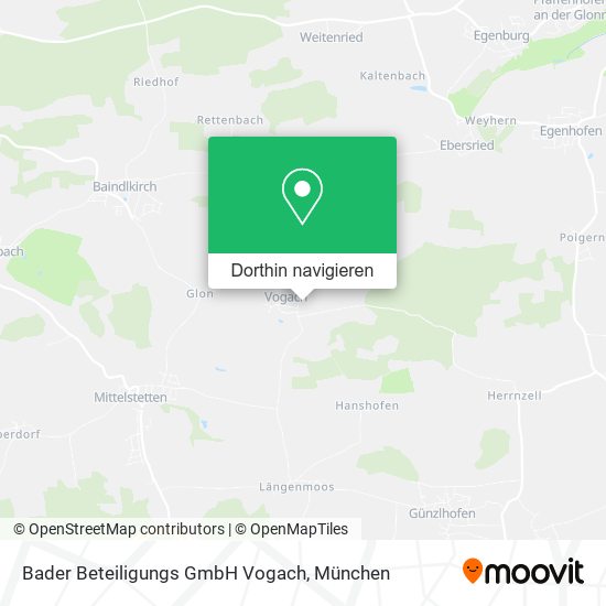 Bader Beteiligungs GmbH Vogach Karte