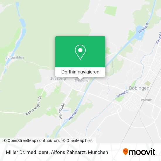 Miller Dr. med. dent. Alfons Zahnarzt Karte