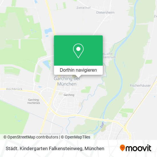 Städt. Kindergarten Falkensteinweg Karte