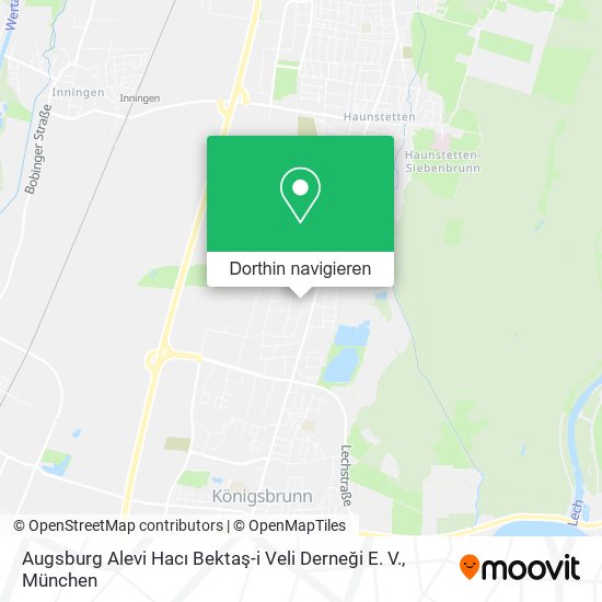 Augsburg Alevi Hacı Bektaş-i Veli Derneği E. V. Karte