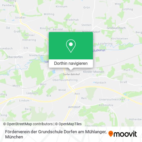 Förderverein der Grundschule Dorfen am Mühlanger Karte