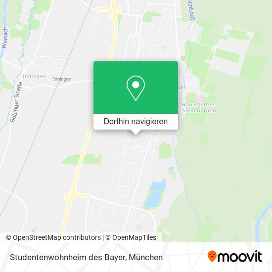 Studentenwohnheim des Bayer Karte