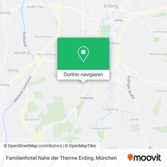 Familienhotel Nahe der Therme Erding Karte
