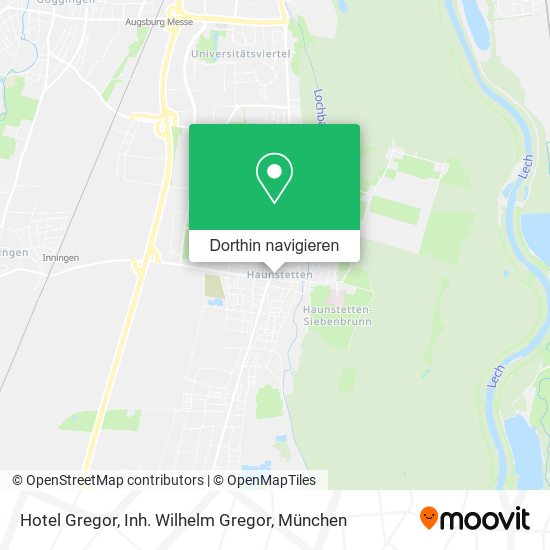 Hotel Gregor, Inh. Wilhelm Gregor Karte