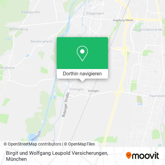Birgit und Wolfgang Leupold Versicherungen Karte