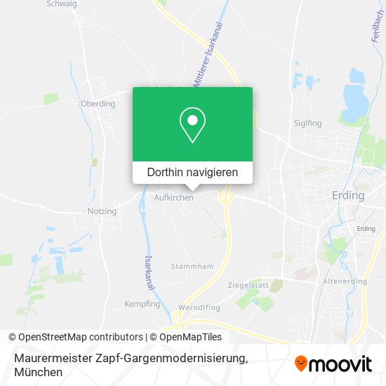 Maurermeister Zapf-Gargenmodernisierung Karte