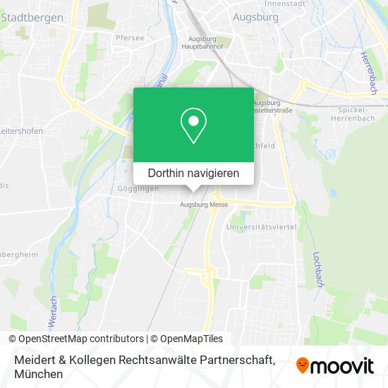 Meidert & Kollegen Rechtsanwälte Partnerschaft Karte