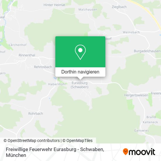 Freiwillige Feuerwehr Eurasburg - Schwaben Karte