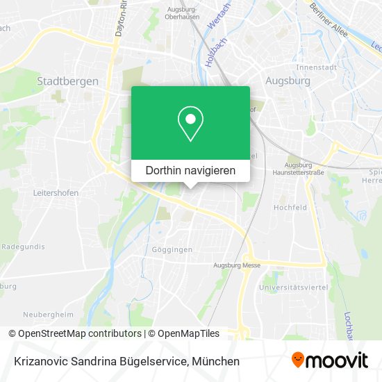 Krizanovic Sandrina Bügelservice Karte