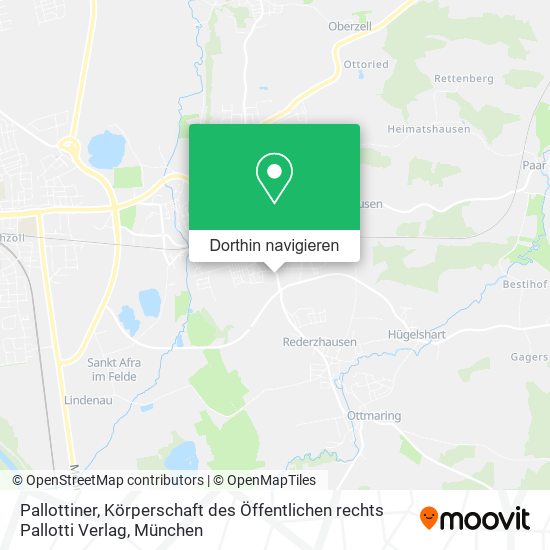 Pallottiner, Körperschaft des Öffentlichen rechts Pallotti Verlag Karte