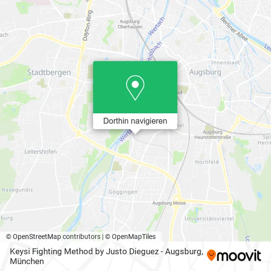 Keysi Fighting Method by Justo Dieguez - Augsburg Karte