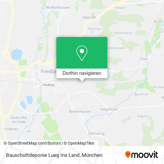 Bauschuttdeponie Lueg Ins Land Karte