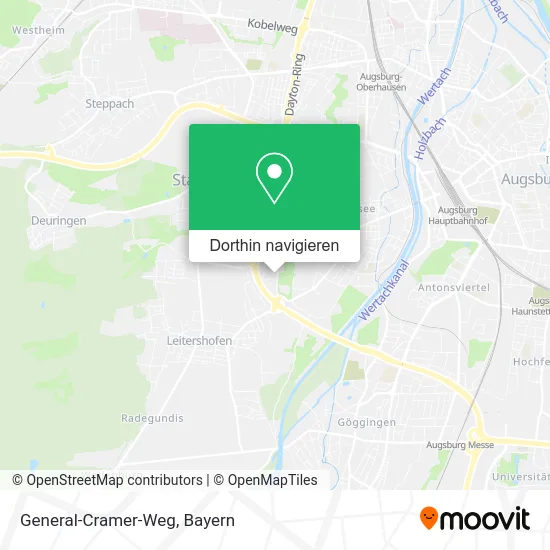 General-Cramer-Weg Karte