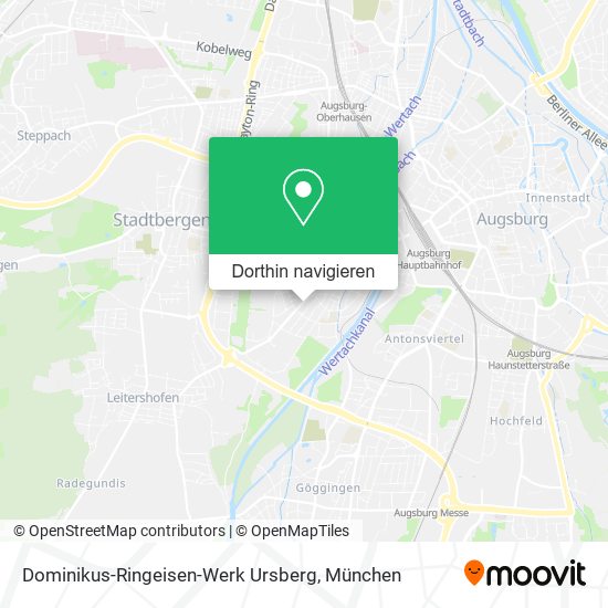 Dominikus-Ringeisen-Werk Ursberg Karte