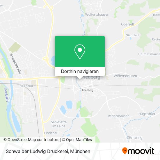 Schwalber Ludwig Druckerei Karte