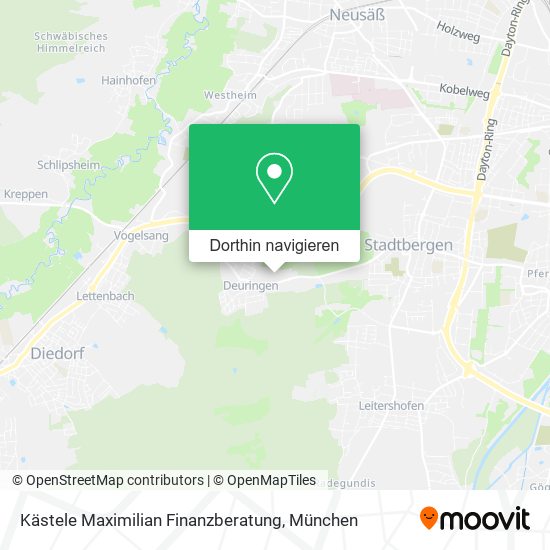 Kästele Maximilian Finanzberatung Karte