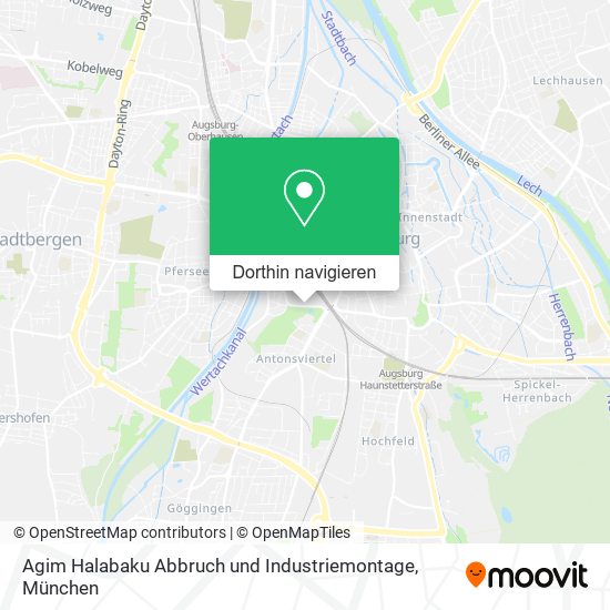 Agim Halabaku Abbruch und Industriemontage Karte