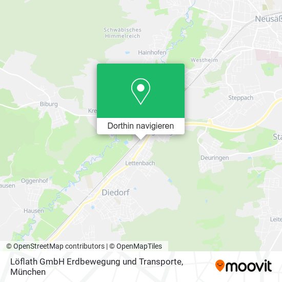 Löflath GmbH Erdbewegung und Transporte Karte