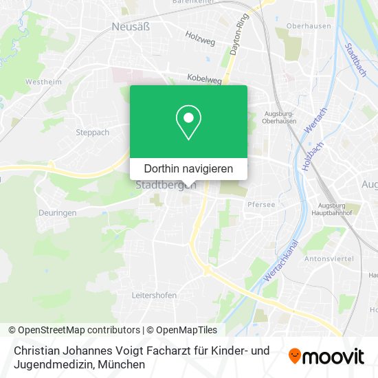 Christian Johannes Voigt Facharzt für Kinder- und Jugendmedizin Karte