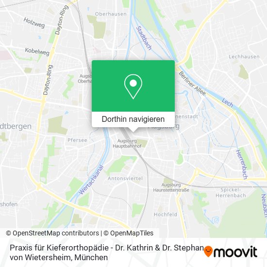 Praxis für Kieferorthopädie - Dr. Kathrin & Dr. Stephan von Wietersheim Karte
