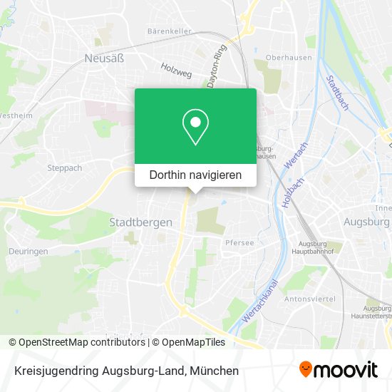 Kreisjugendring Augsburg-Land Karte