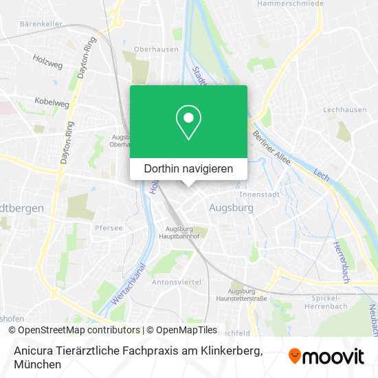 Anicura Tierärztliche Fachpraxis am Klinkerberg Karte