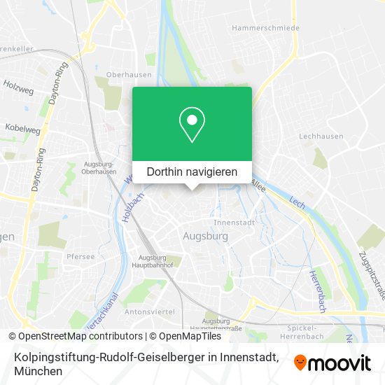 Kolpingstiftung-Rudolf-Geiselberger in Innenstadt Karte