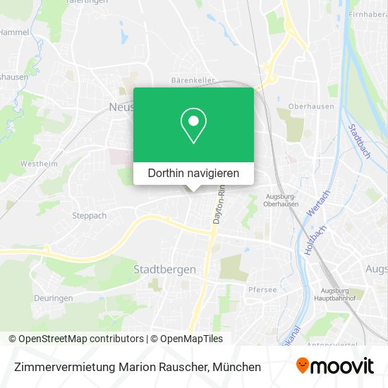 Zimmervermietung Marion Rauscher Karte
