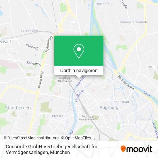 Concorde GmbH Vertriebsgesellschaft für Vermögensanlagen Karte