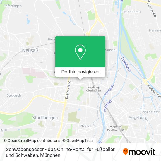 Schwabensoccer - das Online-Portal für Fußballer und Schwaben Karte