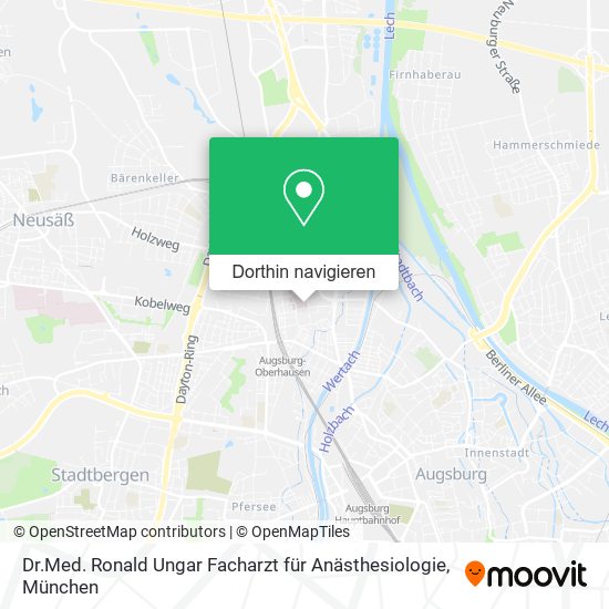 Dr.Med. Ronald Ungar Facharzt für Anästhesiologie Karte