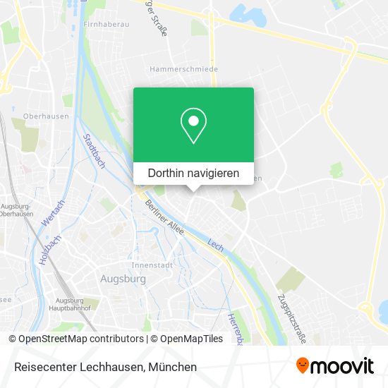 Reisecenter Lechhausen Karte