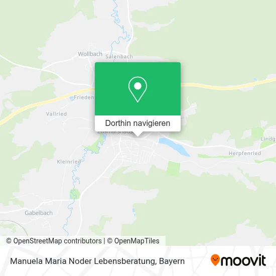 Manuela Maria Noder Lebensberatung Karte