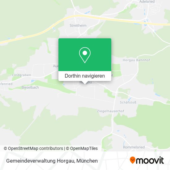 Gemeindeverwaltung Horgau Karte