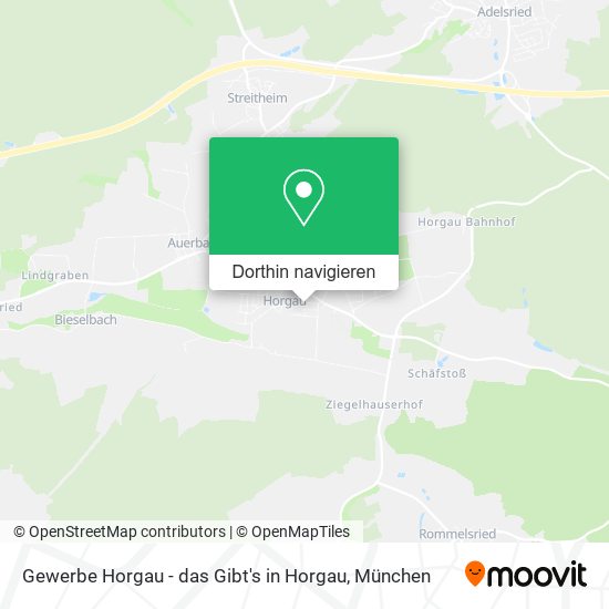 Gewerbe Horgau - das Gibt's in Horgau Karte