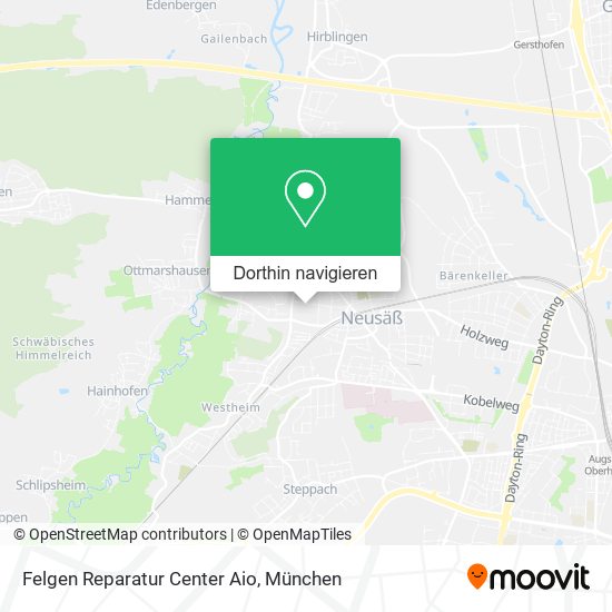 Felgen Reparatur Center Aio Karte