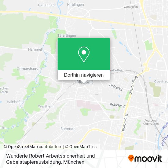 Wunderle Robert Arbeitssicherheit und Gabelstaplerausbildung Karte