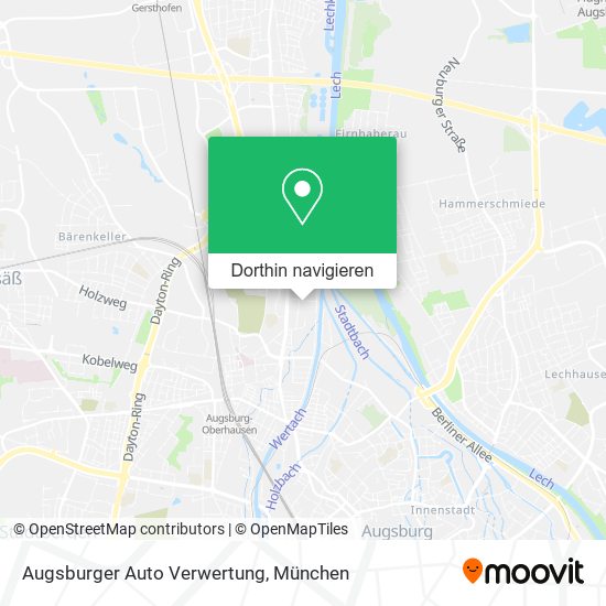 Augsburger Auto Verwertung Karte