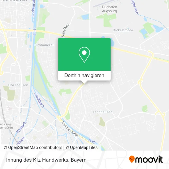 Innung des Kfz-Handwerks Karte