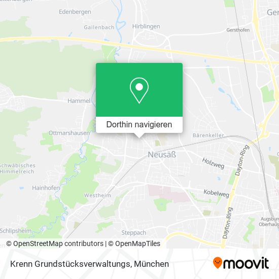 Krenn Grundstücksverwaltungs Karte