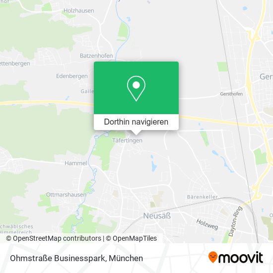 Ohmstraße Businesspark Karte