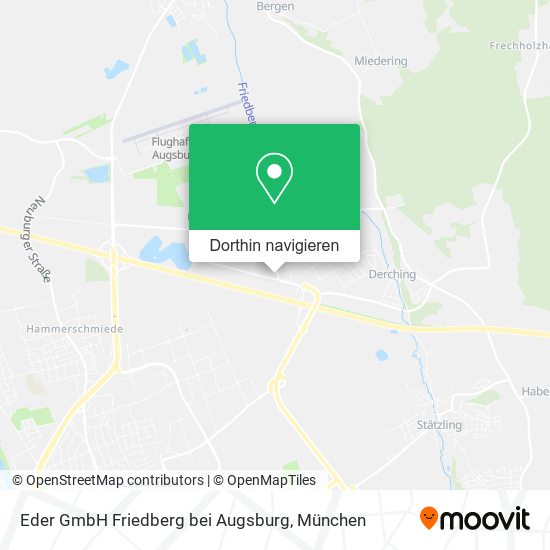 Eder GmbH Friedberg bei Augsburg Karte