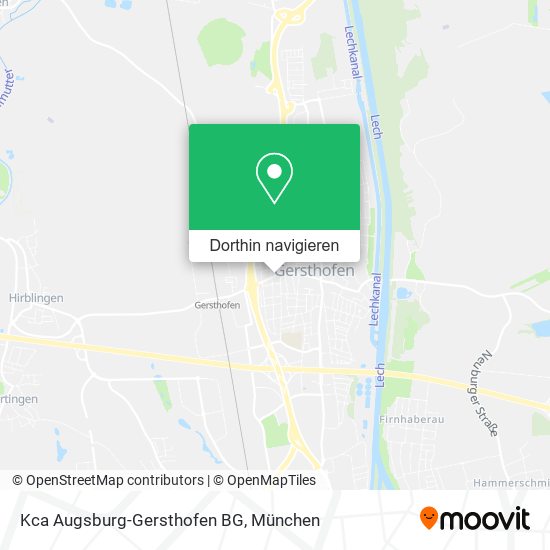 Kca Augsburg-Gersthofen BG Karte