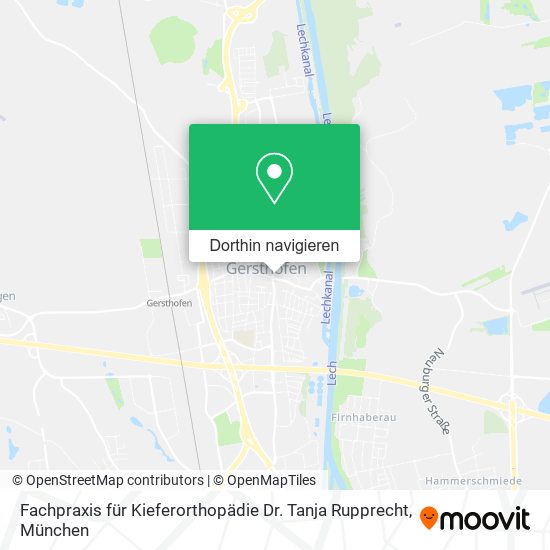 Fachpraxis für Kieferorthopädie Dr. Tanja Rupprecht Karte