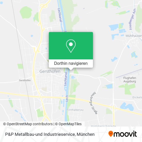 P&P Metallbau-und Industrieservice Karte