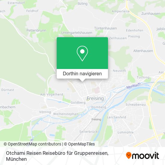Otchami Reisen Reisebüro für Gruppenreisen Karte