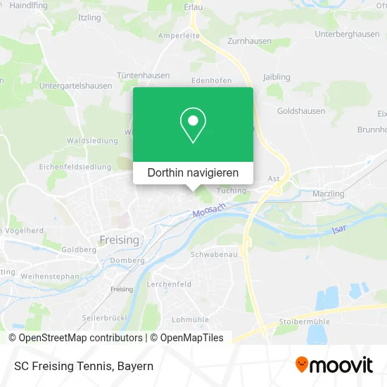 SC Freising Tennis Karte